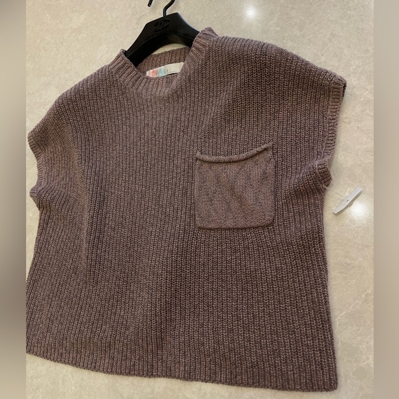 Free People Freya Short Sleeve Sweater In Cashmere Combo Size S - Picture 6 of 12